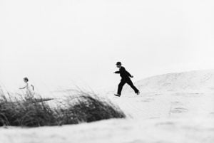 Hans Malmberg, På stranden, Jylland, Danmark 1960.