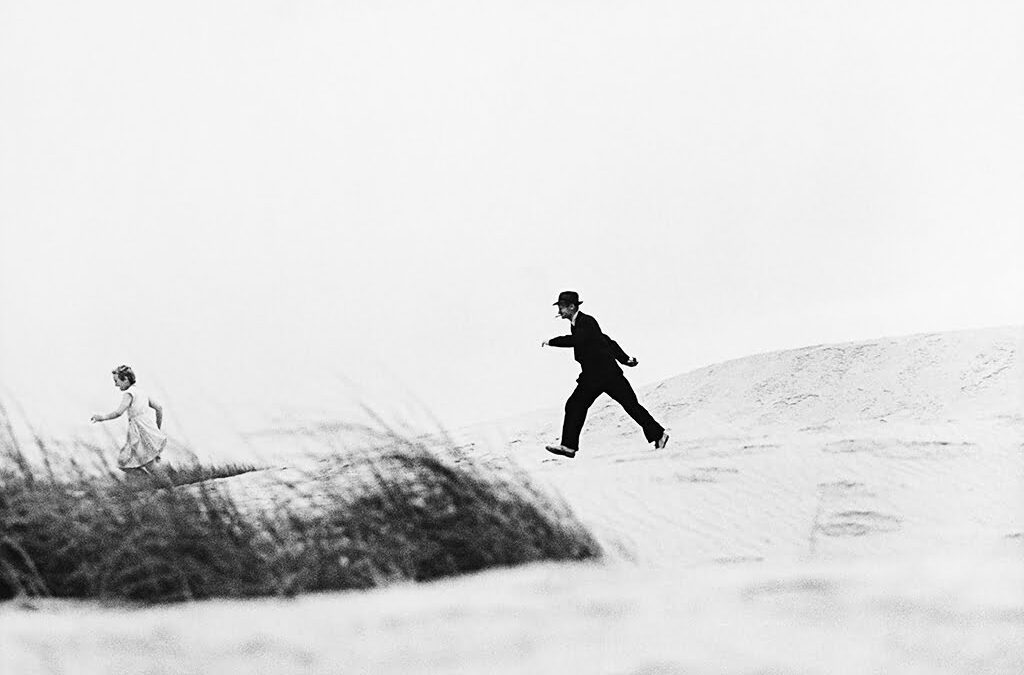 Hans Malmberg, På stranden, Jylland, Danmark 1960.